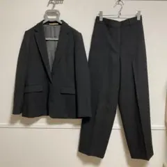 THE THIRD SUITS 黒 テーラードジャケットパンツセット Sサイズ