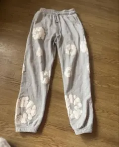 DENIM TEARS グレー花柄スウェットパンツ S - メルカリ