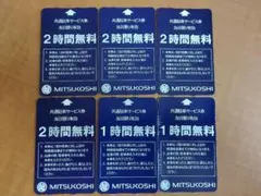 MITSUKOSHI 共通駐車サービス券のサムネイル