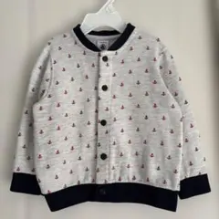 プチバトーPETIT BATEAU イカリ柄アウター 24m/86cm