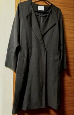 BEAUTY&YOUTH UNITED ARROWSアローズ春ノーカラーコート紺