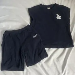 petit main MLB Dodgers セットアップ 110cm