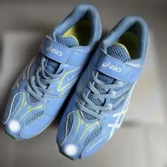 asics Lazerbeam キッズシューズ 青/黄　22.5㎝