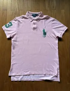 Polo Ralph Lauren ポロシャツ ビッグポニー ピンク y2k - メルカリ