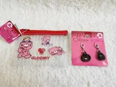 ☆GLOOMY ミニメッシュポーチ・プチチャーム2点セット☆【新品】☆匿名配送☆