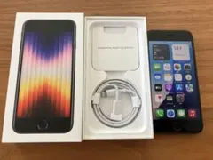 極美品iPhoneSE第3世代64GBミッドナイトバッテリー100%SE3
