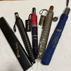 新品♥️折りたたみ傘 4本セット❣️ピエールカルダン バレンチノPOLO レトロのサムネイル