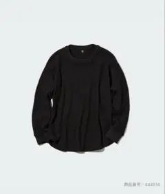 ワッフルクルーネックT