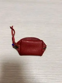 ミニポーチ コインケース レッド