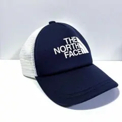 ザ・ノース・フェイス　キッズ　ジュニア　ロゴメッシュキャップ　ネイビーブルー