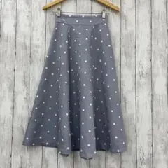 【 PROPORTION BODY DRESSING 】ドットフレアスカート