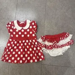 ミニーちゃん　90センチ　ワンピースとパンツセット