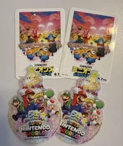USJ スーパーニンテンドーワールド ミニオンズ ステッカー