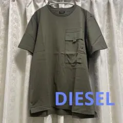 DIESEL ポケット付き Tシャツ ブラック - メルカリ