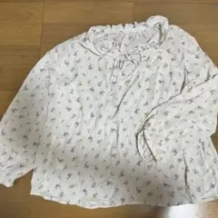 ROPÉ PICNIC 花柄リボン付きブラウス 38