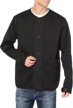 CHUMS ブラック ノーカラージャケット S | 状態良