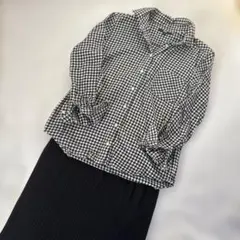 UNIQLO ユニクロ　ギンガムチェック　フランネルチェックシャツ　トップス