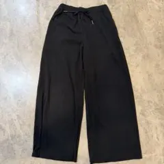 ワイドパンツ イージーパンツ ブラック