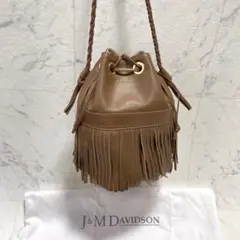 美品✨J&M Davidson カーニバルL ショルダーバッグ フリンジ