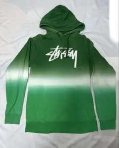 stussy グラデーション パーカー 緑 白 Lサイズのサムネイル