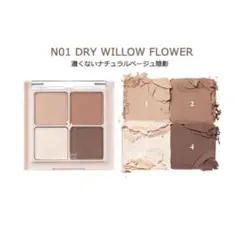 rom&nd べターザンアイズ N01 ドライウィローフラワー