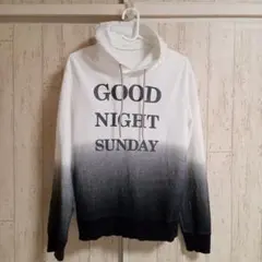 GOOD NIGHT SUNDAY グラデーションパーカー M