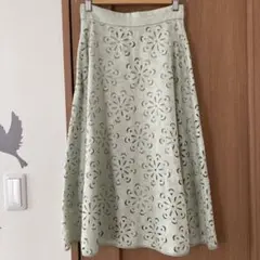 PROPORTION BODY DRESSINGパンチングレースフレアスカート