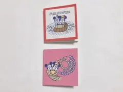 Disney ミニメモ帳3点セット