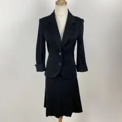 美品 UNTITLED スカートスーツセットアップ フォーマル ストレッチ M