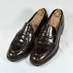 ZARA ペニーローファー ダークブラウン 24.5cm レディース ローファー