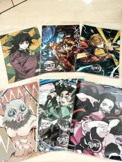 鬼滅の刃クリアファイル6種類