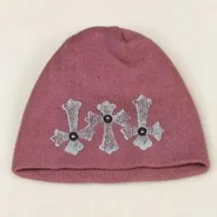 seeot クロス スタッズ pink ビーニー y2k