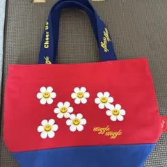 wiggle wiggle トートバッグ レッド ブルー