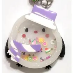 ハンドメイド　しまえなが　シェイカーキーホルダー　クリスマス　冬　シャカシャカ