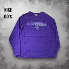 00s NIKE ヴィンテージ 長袖Tシャツ ベースボール チームロゴ MLB