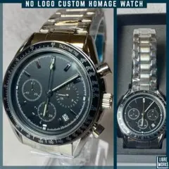 【最終値下げ】黒文字盤 オマージュウォッチ クロノグラフ 腕時計 ノーブランド品 楽天市場】腕時計 メンズ クロノグラフ ラグジュアリー メンズ