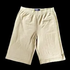 ポロラルフローレン ベージュスリープショートパンツL リラックスパンツ馬ロゴ