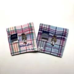 ポロラルフローレン タオルハンカチ　2枚セット　ポロベア　②