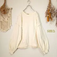 サマンサモスモス sm2 メロー切替柄アソートトップス 長袖 F