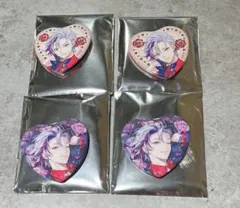 不破湊 Rose Valentine ハート型缶バッチ 缶バッジ　バレンタイン