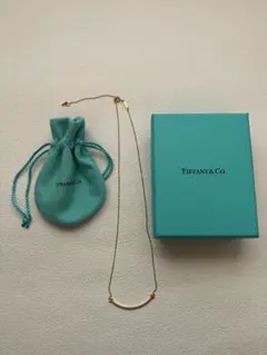 Tiffany & Co. ティースマイルネックレス　Au750ローズゴールド