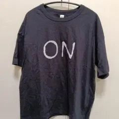 値下げ　グラム　ロゴTシャツ ネイビーのサムネイル