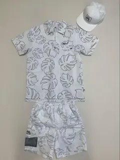 NIKE セットアップ　XL ジャージ　Y2K 刺繍　スウッシュ　ハーフジップ Size.XL】90's NIKE ナイキ スウォッシュ 刺繍ロゴ ハーフジップ