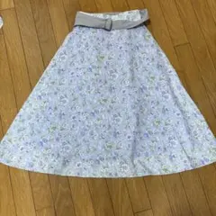 【花柄がエレガント☆tocco】春夏にピッタリ☆スカートベルト付き