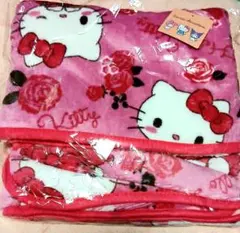 サンリオ ハローキティ フランネル 裏ボア ブランケット 毛布 クロミ マイメロ