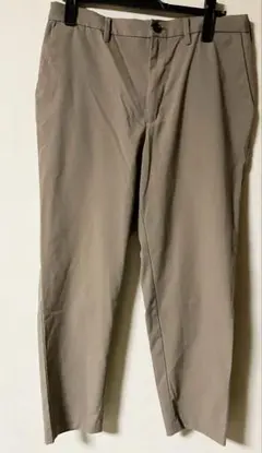 GU メンズ スラックス Lサイズ 薄ブラウン 美品