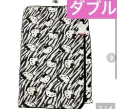 新品♡ダブル　敷きパッド　ハローキティ　hello kitty ゼブラ　ギャル