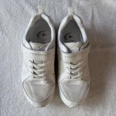 子供靴　ムーンスター　スーパースター　22.5センチ　ホワイト