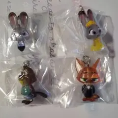 ズートピア　めじるしアクセサリー　4体セット