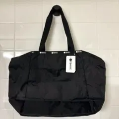 新品⭐︎LeSportsac トートバッグ ブラック 無地のサムネイル
